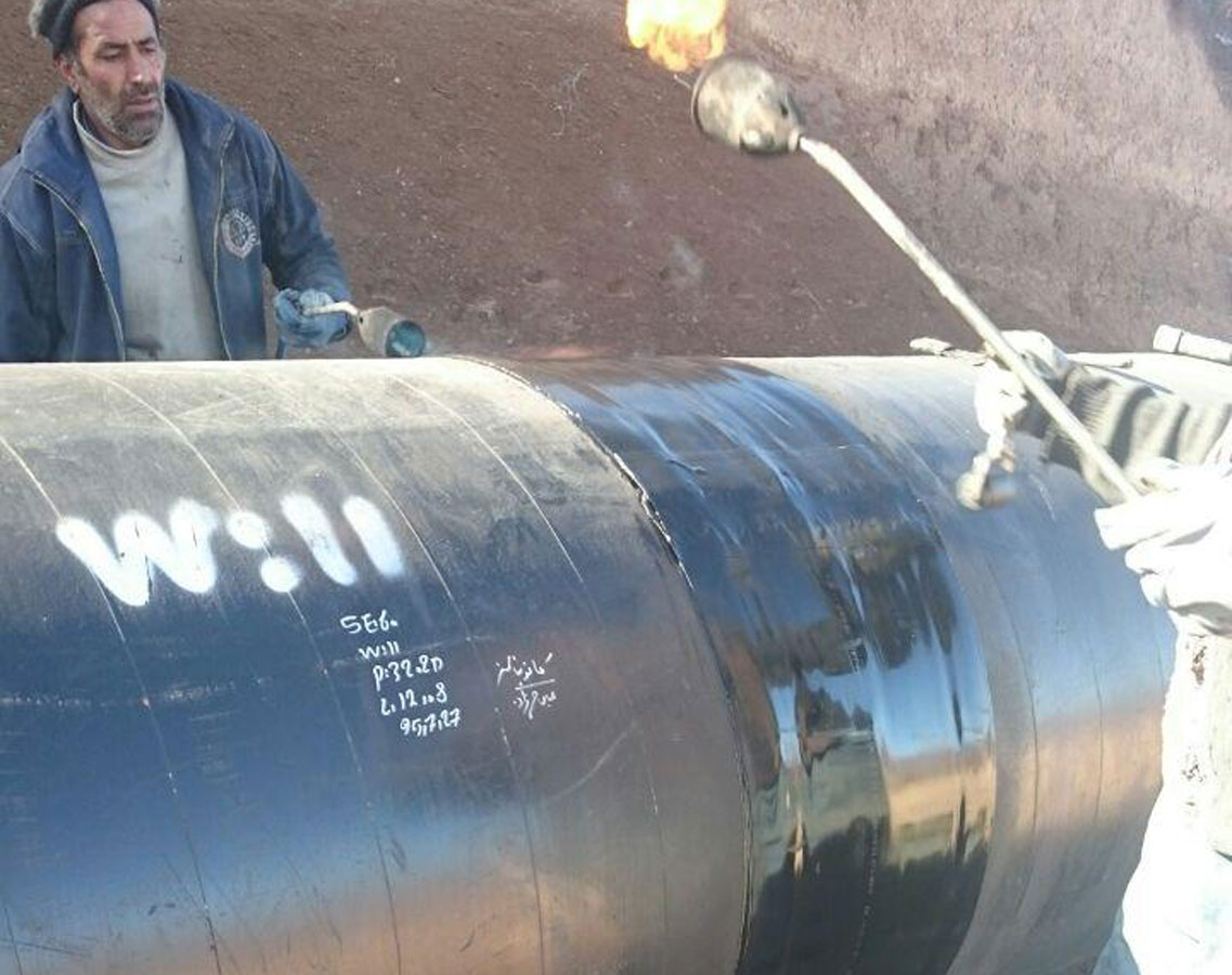  پروژه زاهدان شرکت رادنیرو  بابت تست و اعمال پوشش کنوسا  