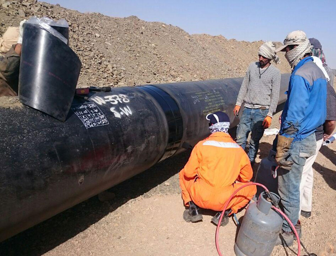  پروژه زاهدان شرکت رادنیرو  بابت تست و اعمال پوشش کنوسا  